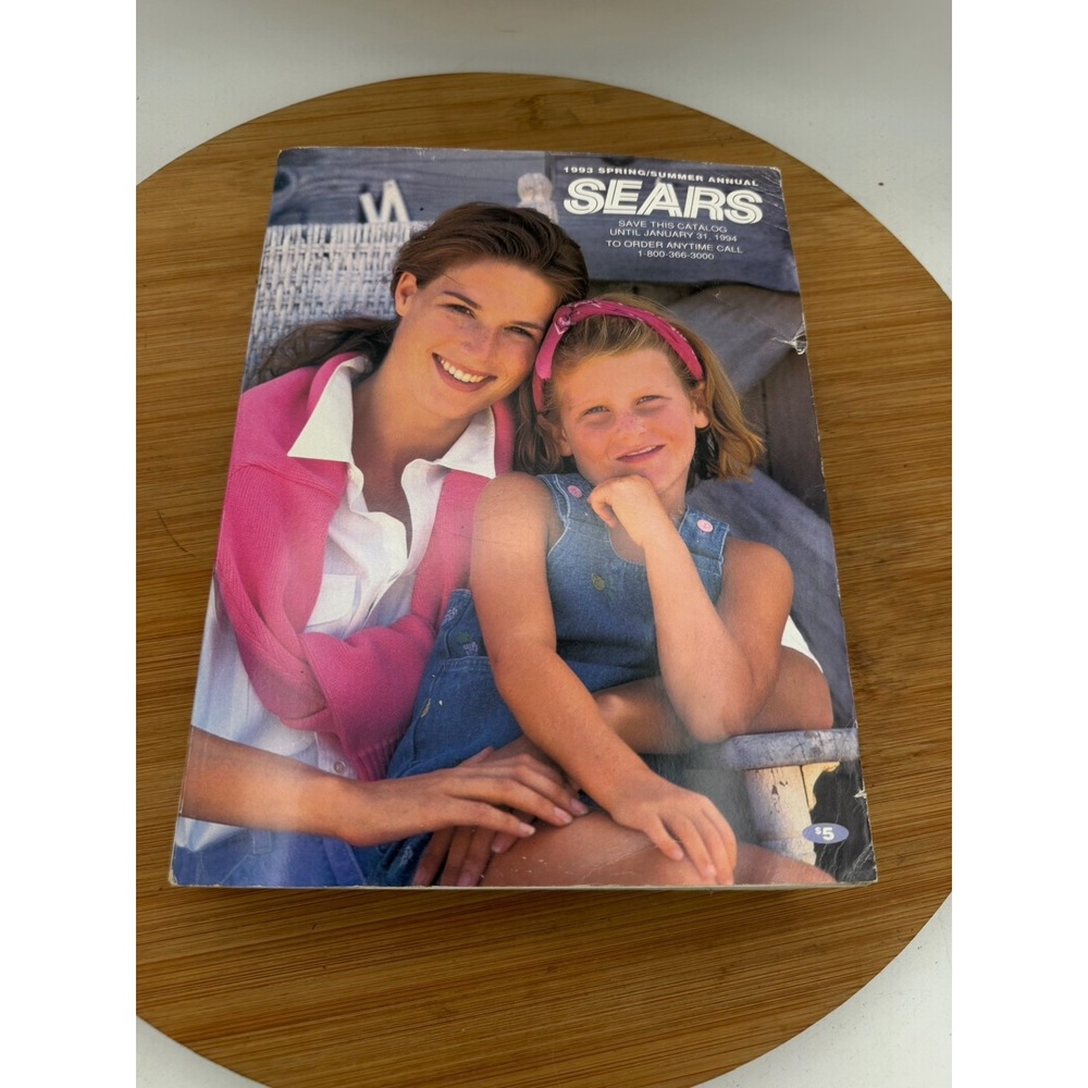 Sears Annual Spring / Summer Catalog 1993 Vintage Big Book 90's Last One Made